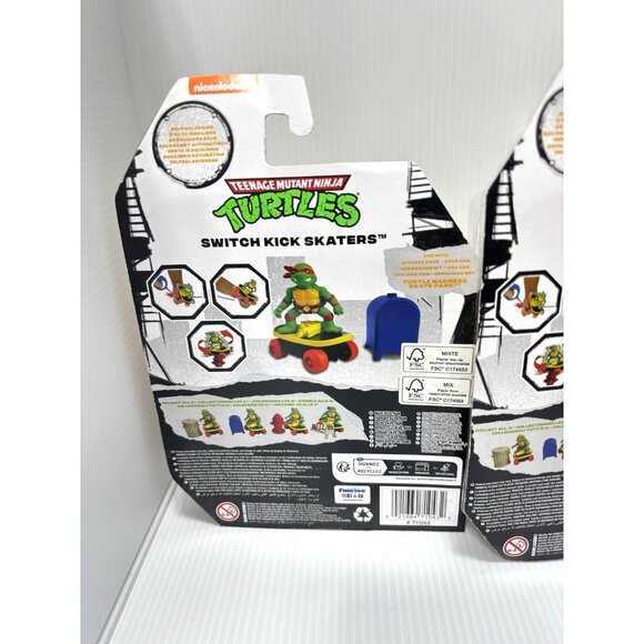 TMNT Switch Kick Skaters Self-Stabilizing Skateboard Collect All 4 Characters - Picture 6 of 10